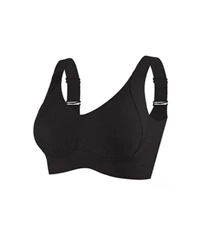 Women's Solid Color Four-Row Adjustable Wire-Free Comfortable bra